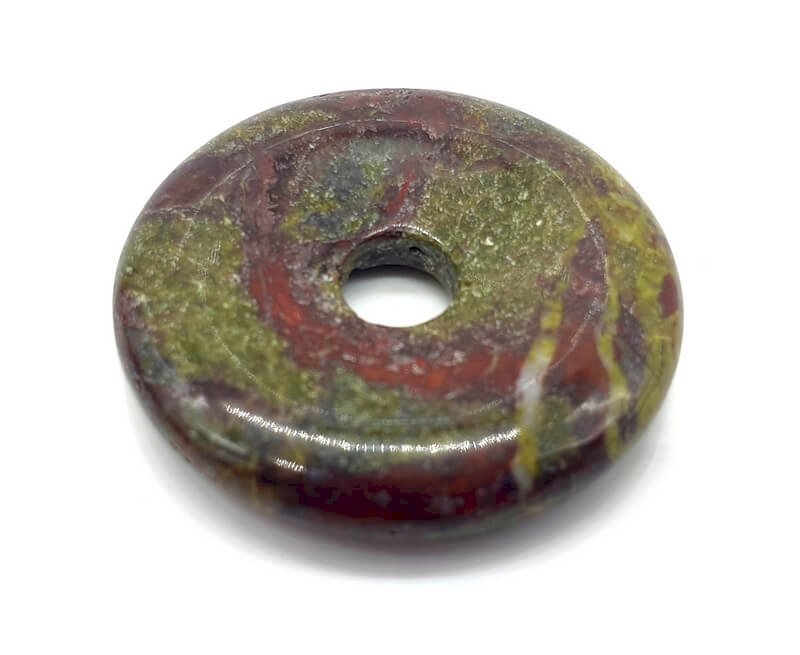 Donut de mineral de Jaspe Sangre de Dragon 3cm