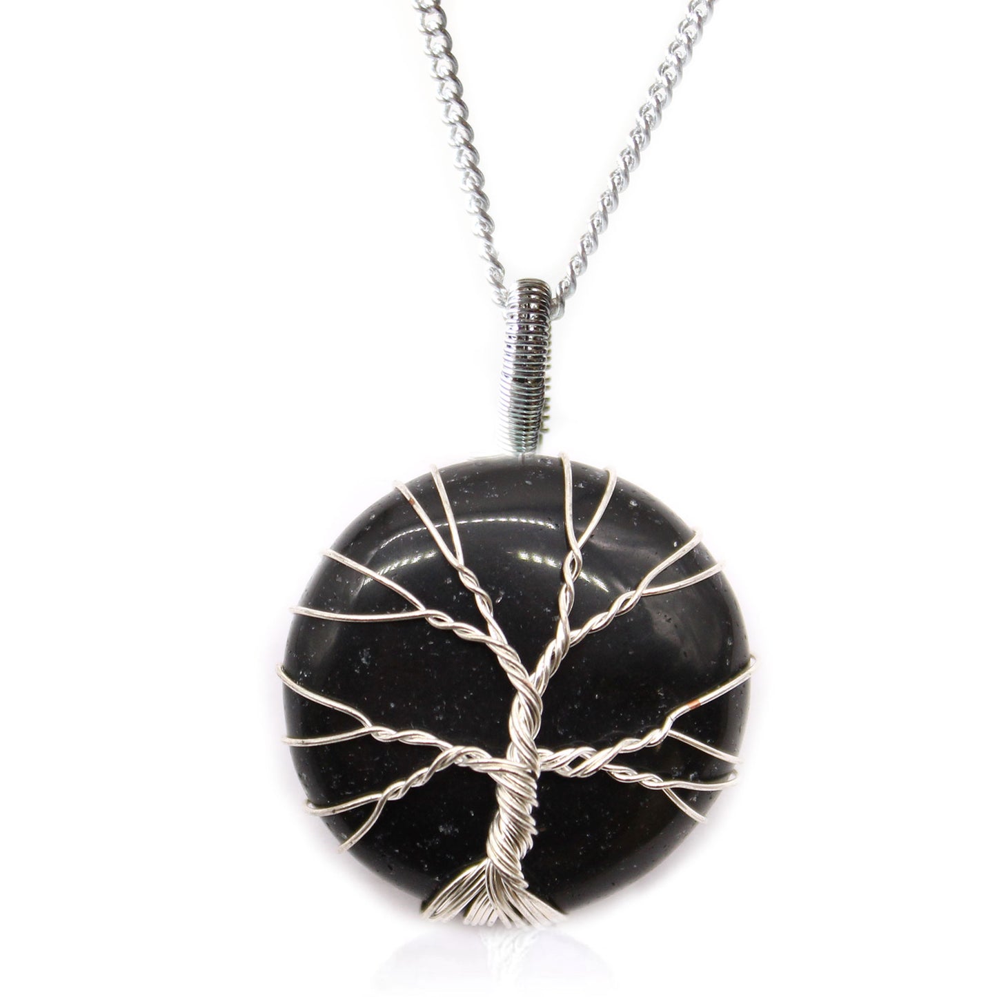 Collar Arbol de la vida con Onix Negro