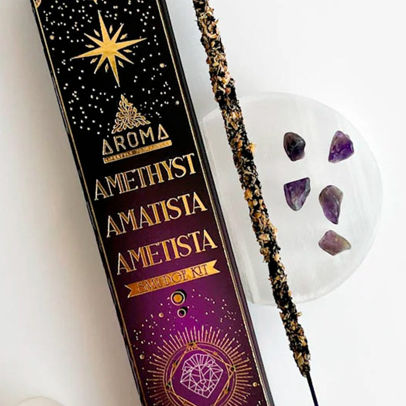 Incienso Crystal Amatista - Aroma: Tranquilidad y Sabiduría