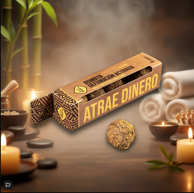 Caja de Incienso x4 Bombitas Atrae Dinero – Ritual de Prosperidad y Abundancia