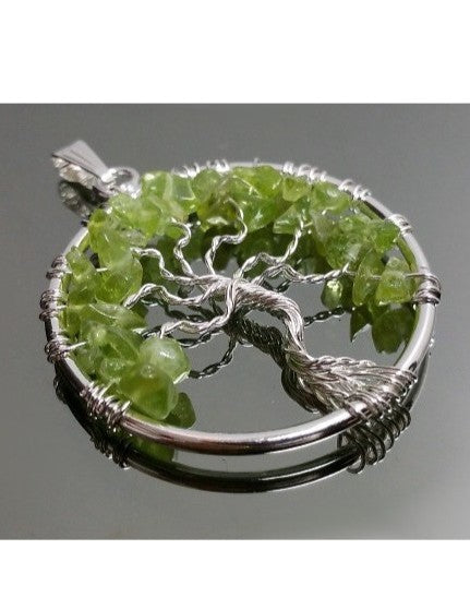Colgante Arbol de la Vida Olivino