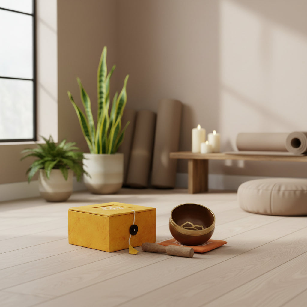 Cuenco tibetano de chakras - sacro - frecuencia aproximada: 883 Hz