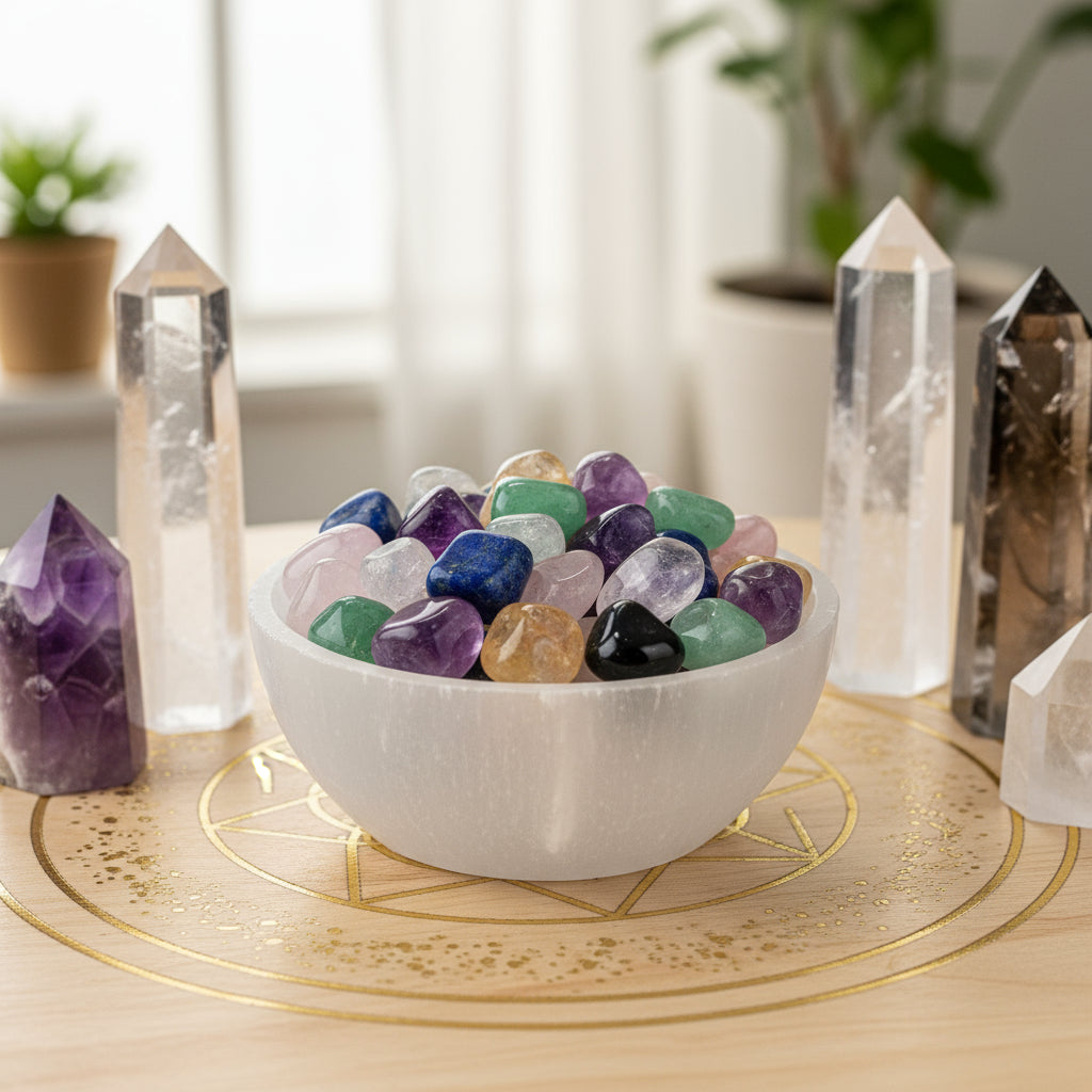 Cuenco Redondo Selenita - 8cm