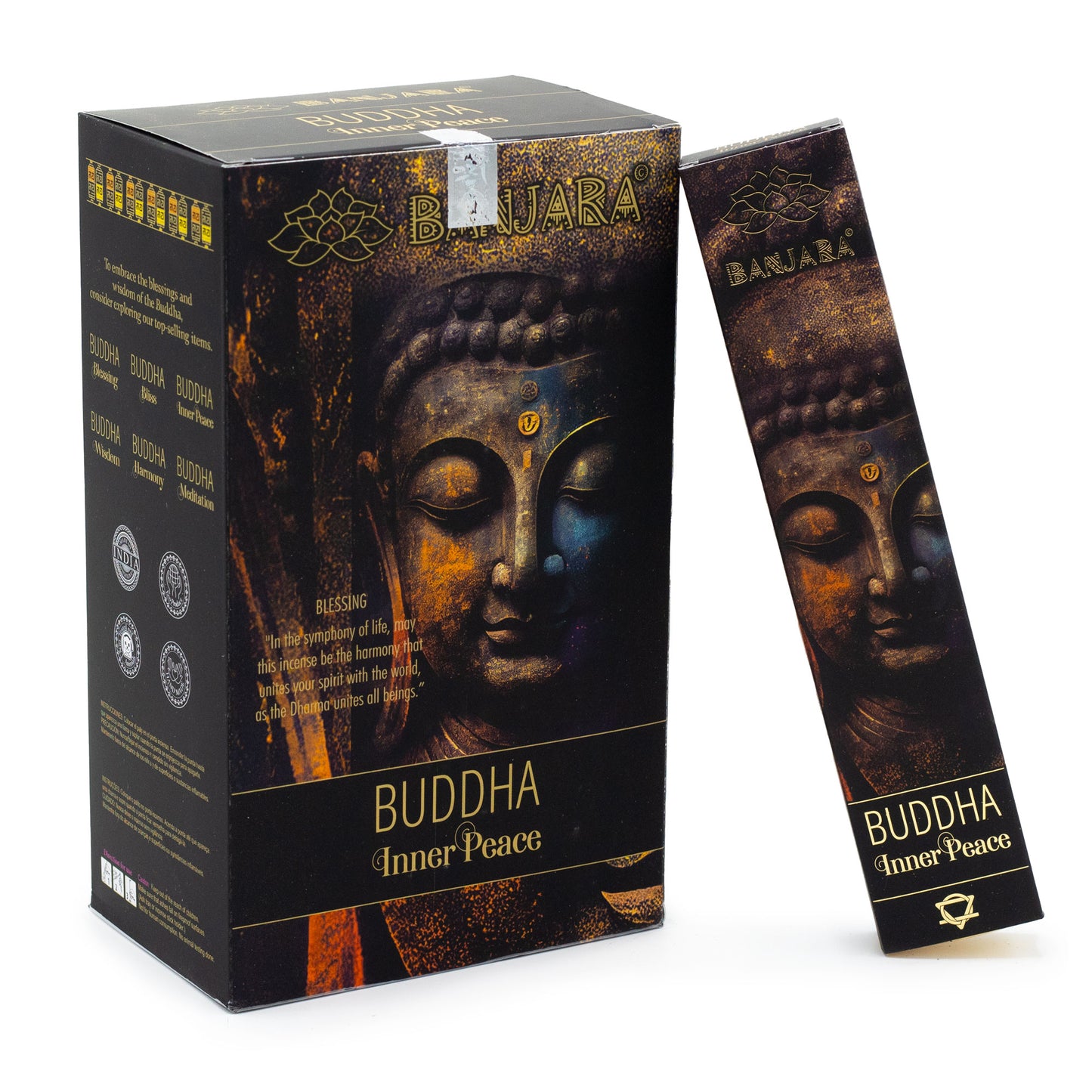 Incienso Buda Banjara Paz Interior – Lavanda y Manzanilla para Relajación Profunda