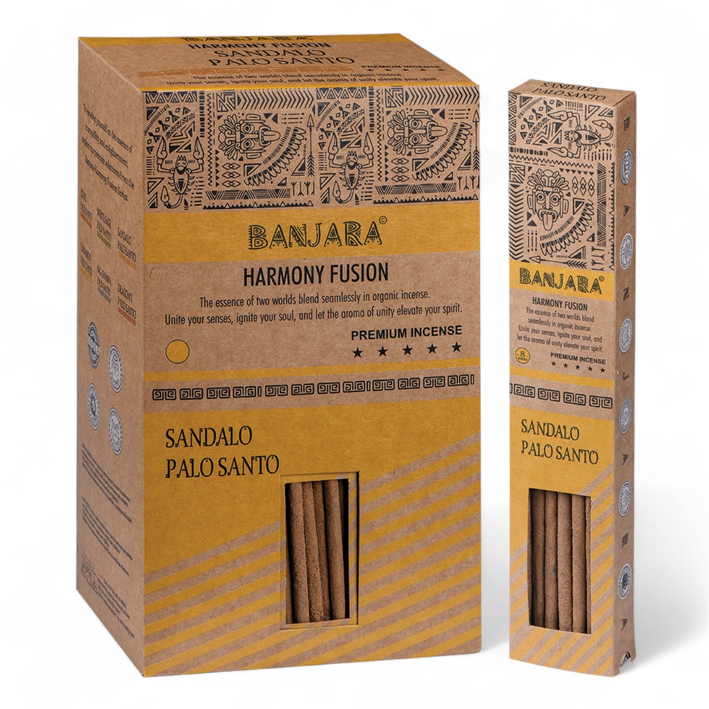 12x Varillas de Incienso Banjara Palo Santo - Sandalo de la india