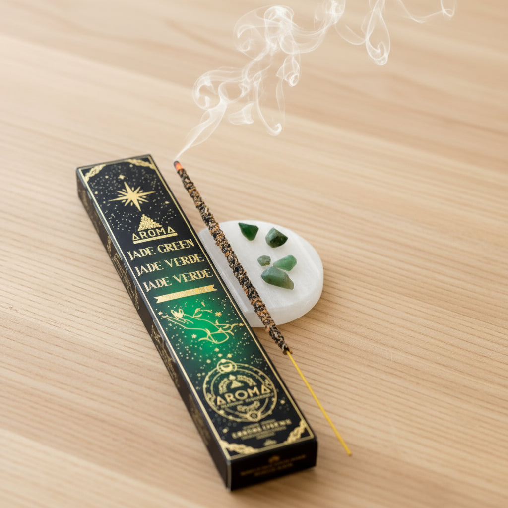 Incienso Crystal Jade Verde - Aroma: Equilibrio y Armonía