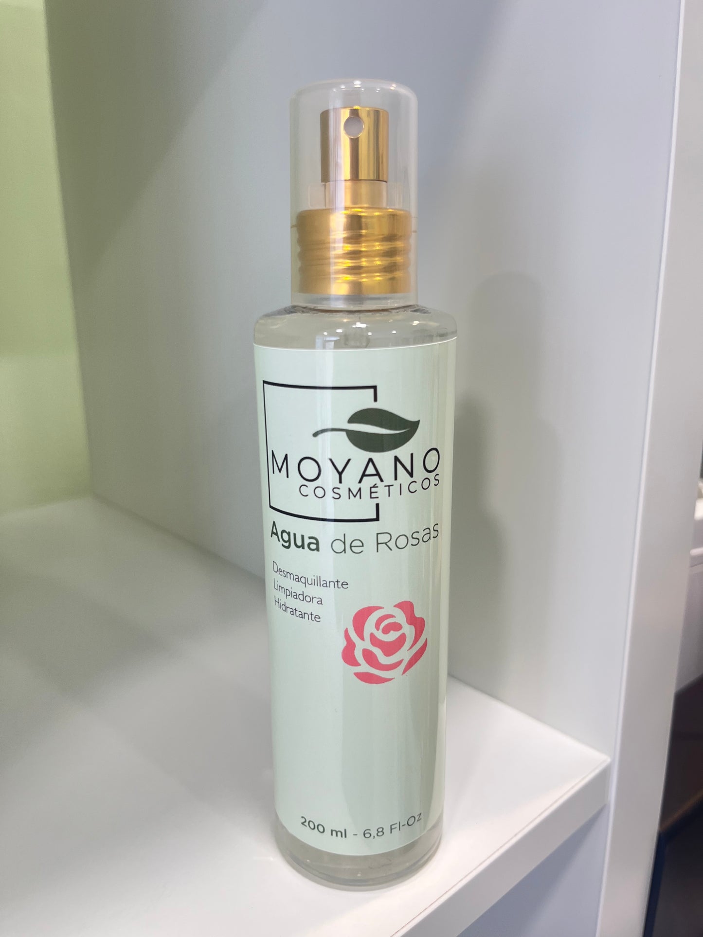Agua de rosa Limpiadora y desmaquillante 200ml (spray)