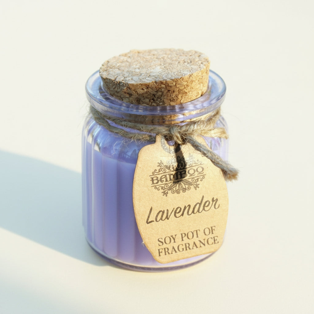 Vela de Cera de Soja Tarro Lavanda