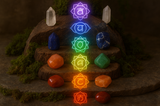 🌈 Chakras y Minerales: Equilibrio Energético desde la Tierra