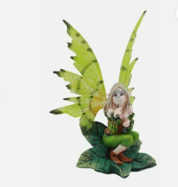 Figura Hada Bolle Pintada a Mano – Decoración Mágica y Artesanal para Hogar y Espacios Espirituales