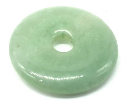 Donut de mineral natural de Aventurina verde 3cm