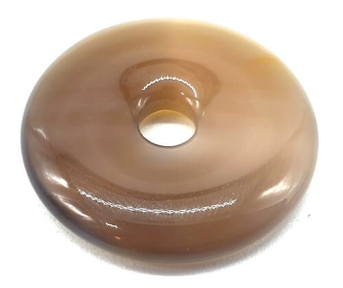 Donut de mineral natural de Agata 3cm
