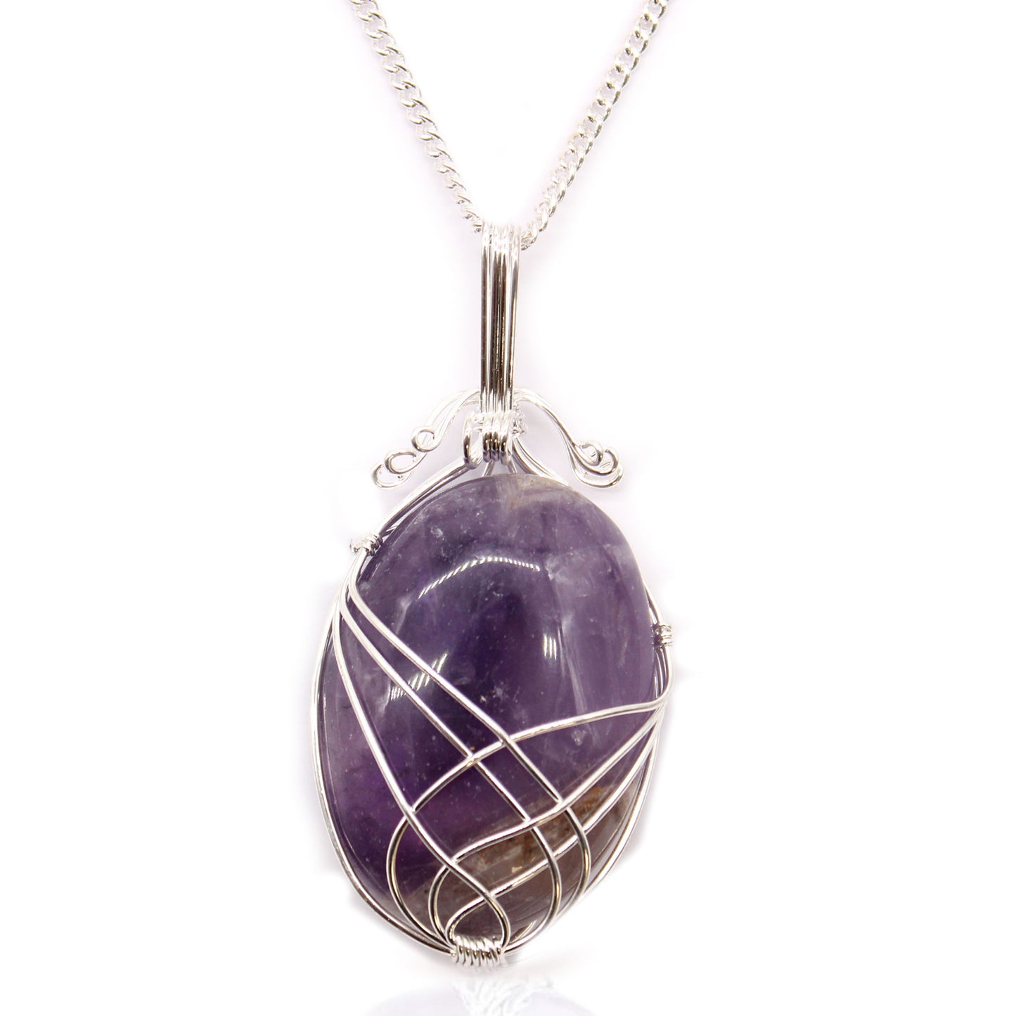Collar en Remolino - Amatista