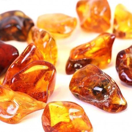 Rodado de Ámbar Natural | Protección, Vitalidad y Sanación Emocional