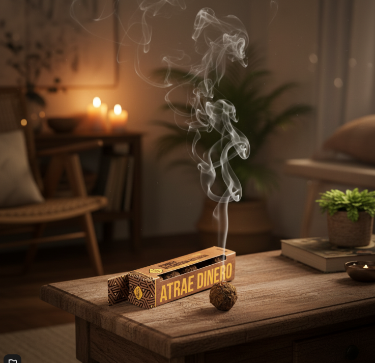 Caja de Incienso x4 Bombitas Atrae Dinero – Ritual de Prosperidad y Abundancia