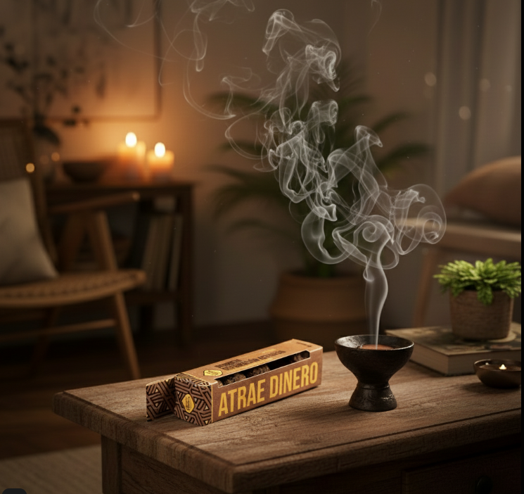 Caja de Incienso x4 Bombitas Atrae Dinero – Ritual de Prosperidad y Abundancia