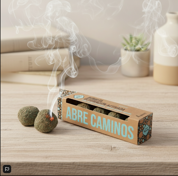 Caja de Incienso x4 Bombitas Abrir Camino – Limpieza Energética y Atracción de Nuevas Oportunidades