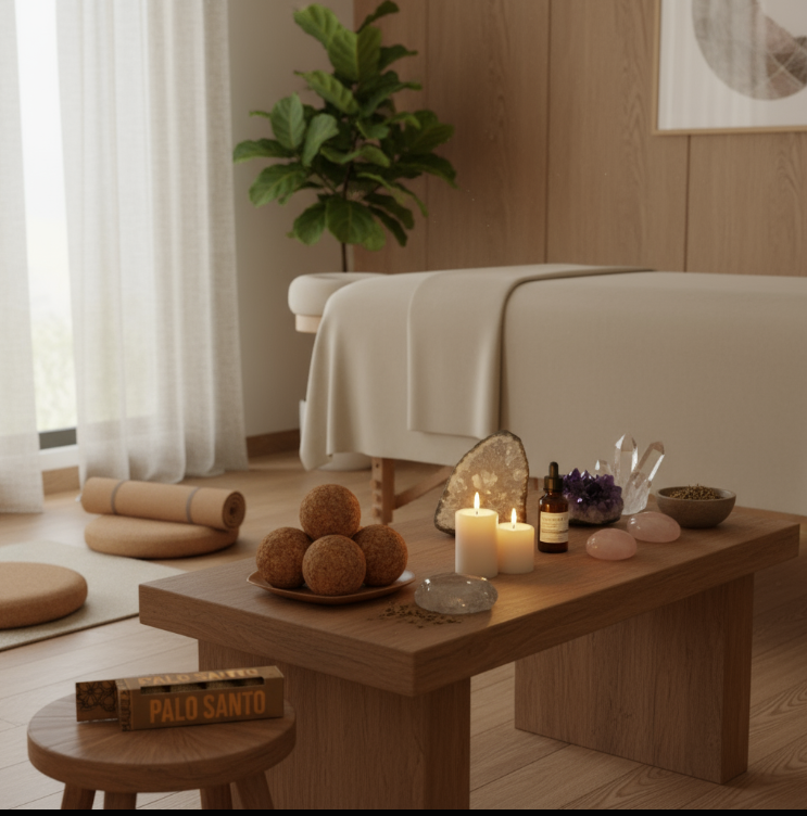 Caja de Incienso x4 Bombitas de Palo Santo – Limpieza Energética y Aromaterapia Natural