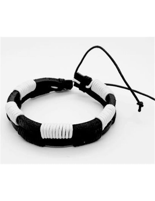 Pulsera Blanca y Negra