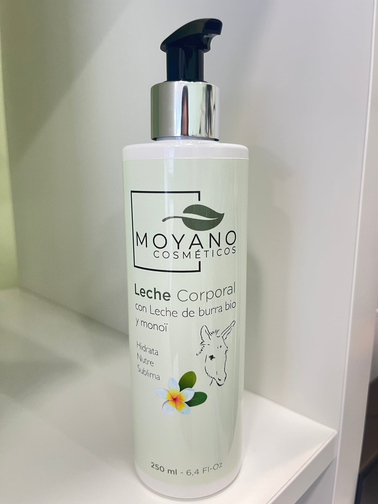 Leche corporal con leche de burra bio y monoi 250ml (Hidrata, nutre y sublima)