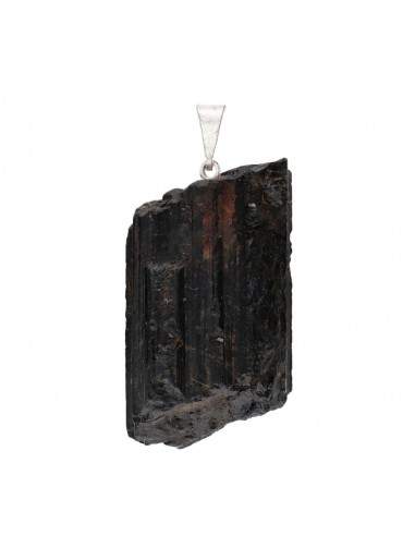 Colgante de Turmalina Negra en Bruto