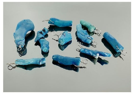 Colgante Rama de Coral Azul