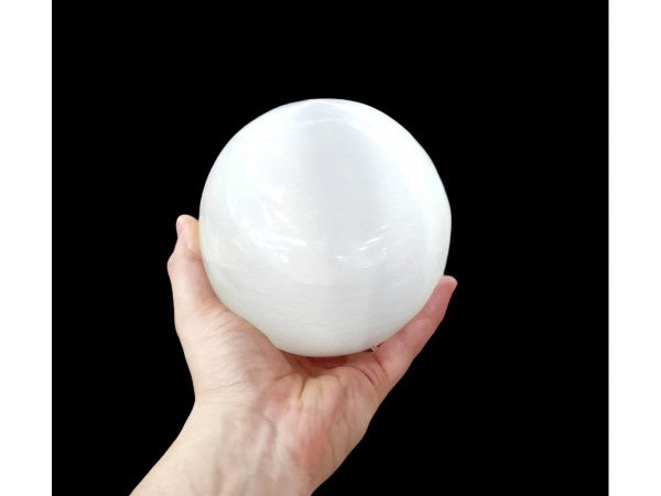 Esfera de selenita calidad extra 14-15 cm