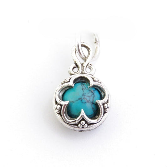 Colgante Gotland en plata de ley 925 con Turquesa