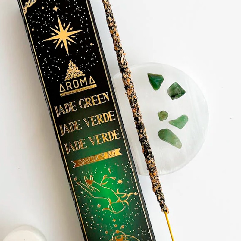 Incienso Crystal Jade Verde - Aroma: Equilibrio y Armonía