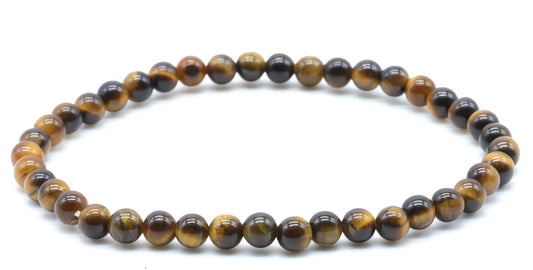 Pulsera Ojo De Tigre perlas 4mm
