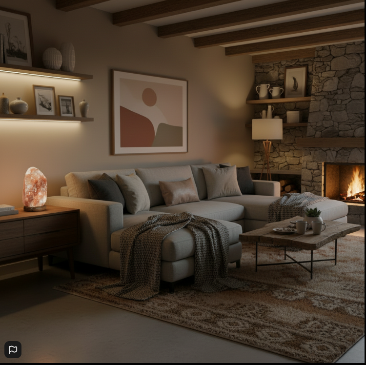 Lámpara sal natural de 2-3kg. 19.5cm