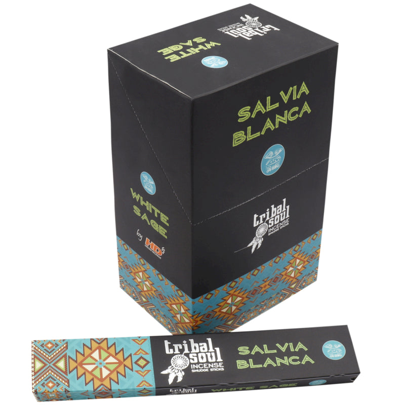 Incienso Tribal Soul Salvia Blanca | Limpieza Energética y Sanación Espiritual