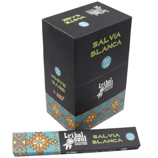 Incienso Tribal Soul Salvia Blanca | Limpieza Energética y Sanación Espiritual
