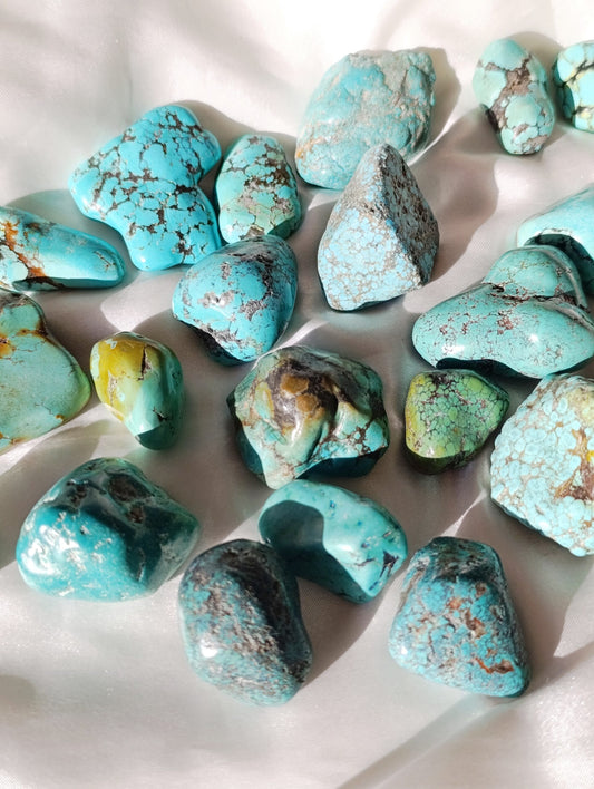 Rodado de Turquesa de Arizona – Piedra Natural para Energía y Protección